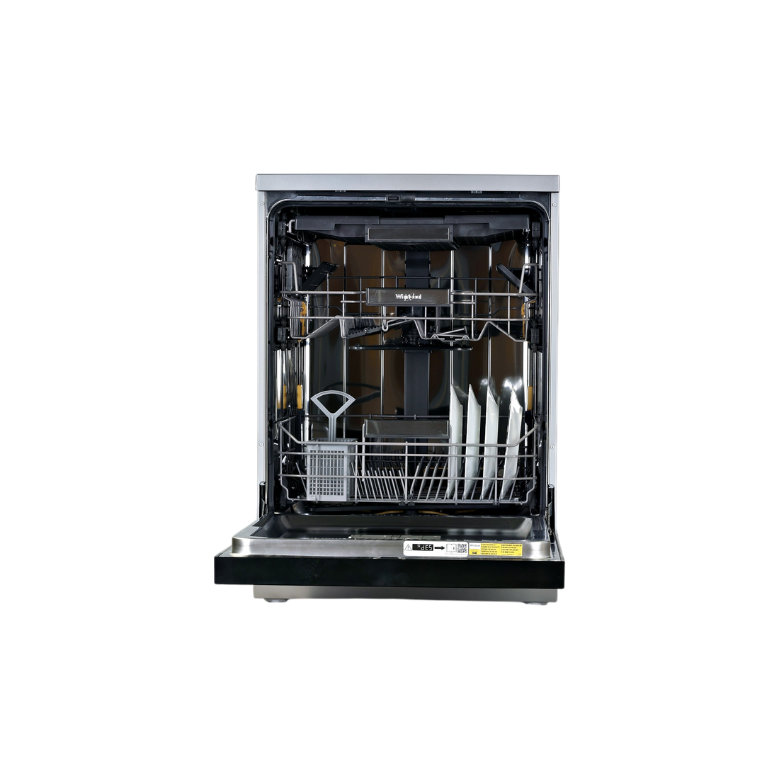 Lave-Vaisselle Pose Libre 15 Cvts Reconditionné WHIRLPOOL W7FHS51X : vue de l'intérieur