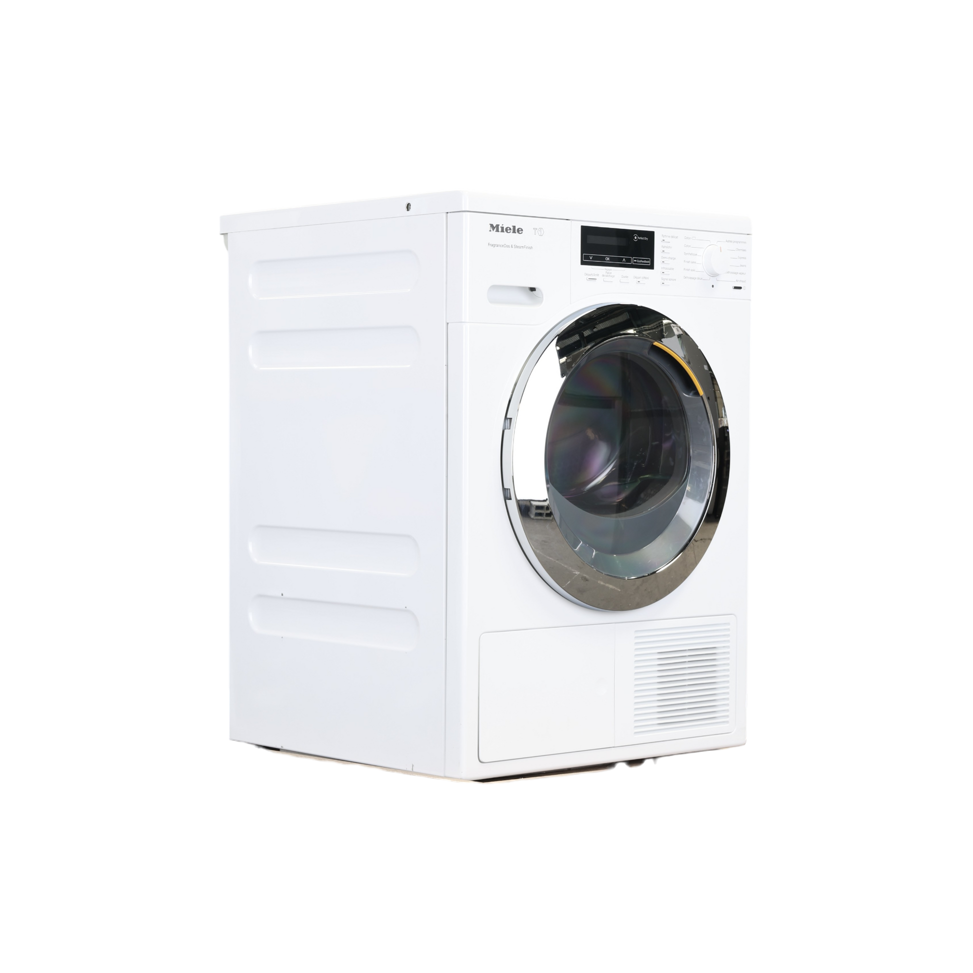 Seche-Linge Pompe À Chaleur 8 kg Reconditionné MIELE TKG 440 WP : vue du côté gauche