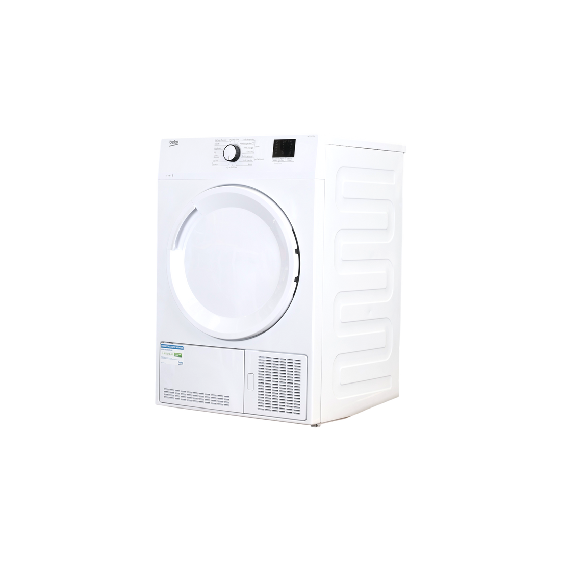 Seche-Linge Condensation 7 kg Reconditionné BEKO DB7111PA0W : vue du côté gauche