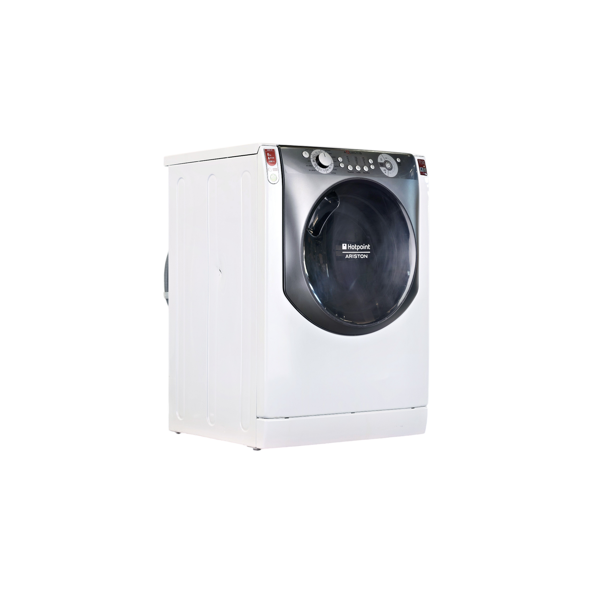 Lave-Linge Hublot 8 kg Reconditionné HOTPOINT AQ83L 29 FR : vue du côté droit