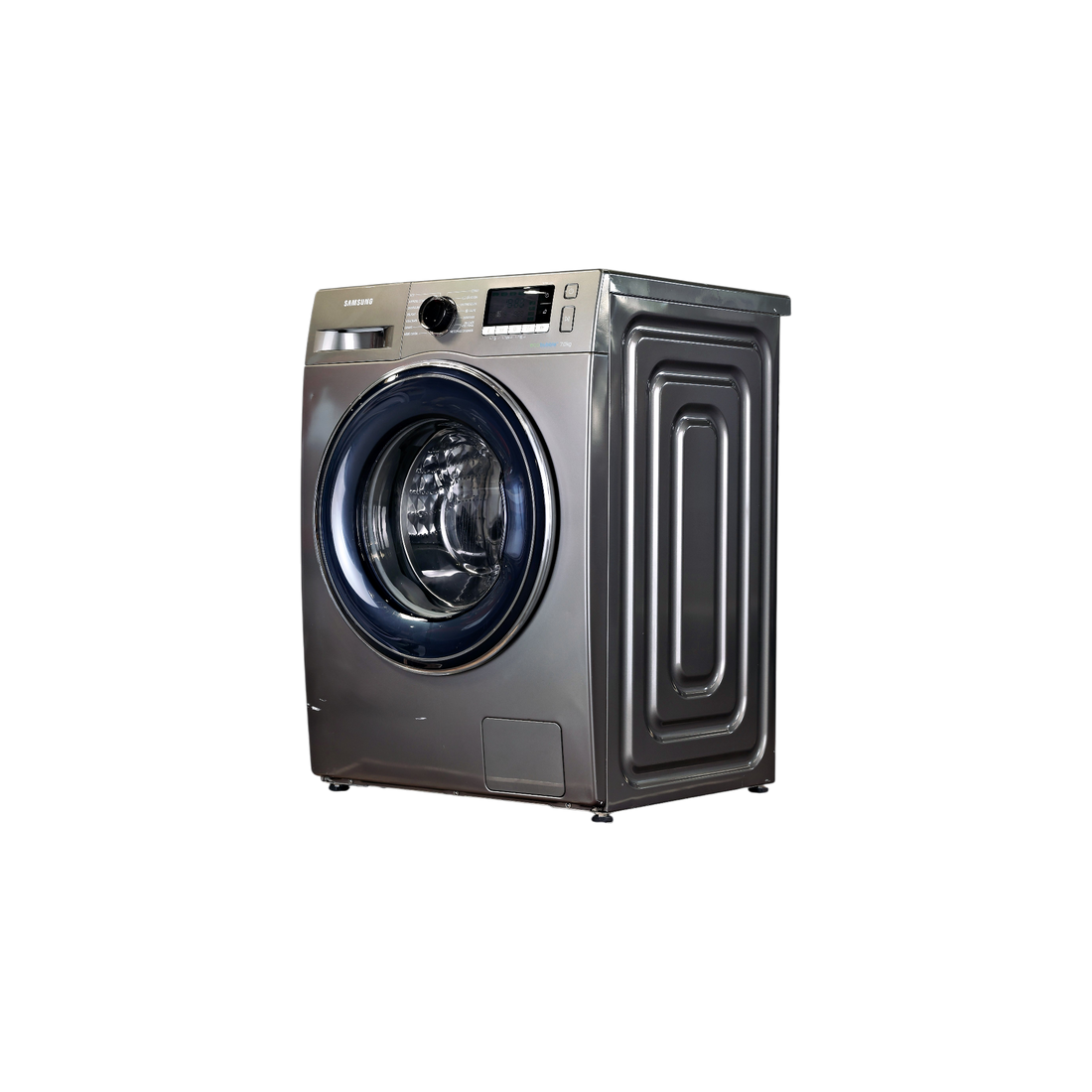 Lave-Linge Hublot 7 kg Reconditionné SAMSUNG WW70J5556FX : vue du côté gauche