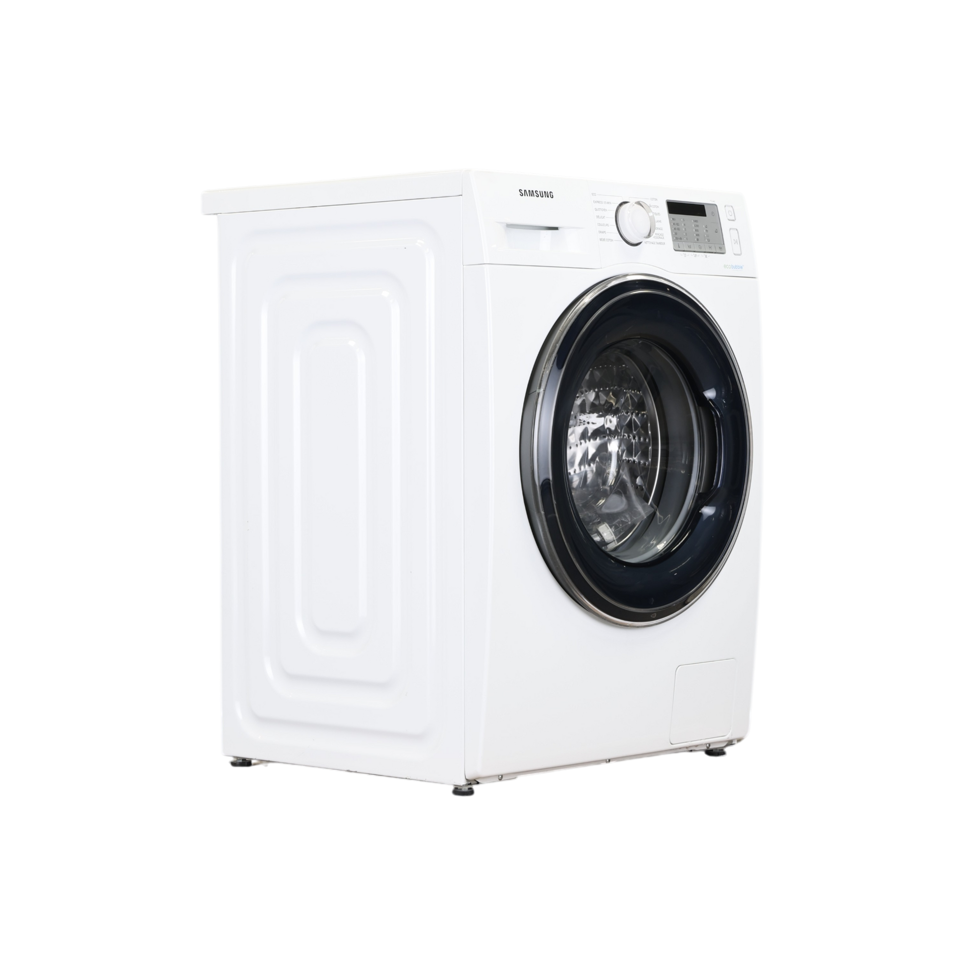 Lave-Linge Hublot 8 kg Reconditionné SAMSUNG WW80J5555FW : vue du côté droit