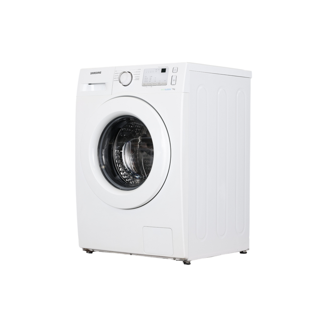 Lave-Linge Hublot 7 kg Reconditionné SAMSUNG WW70J3467KW : vue du côté gauche