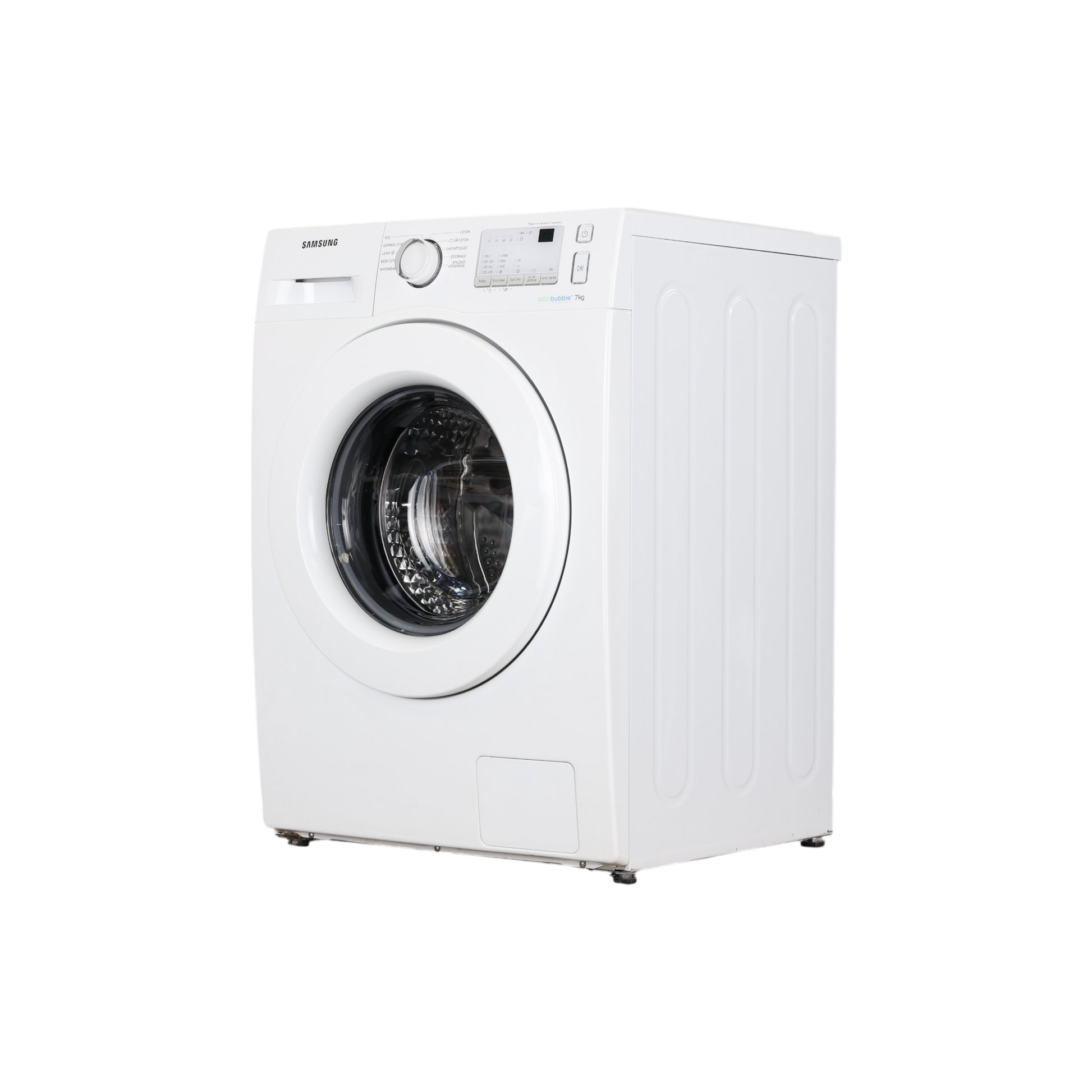 Lave-Linge Hublot 7 kg Reconditionné SAMSUNG WW70J3467KW : vue du côté gauche