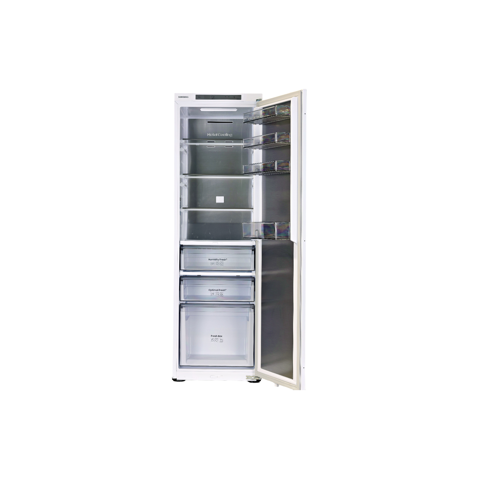 Réfrigérateur Encastrable 289 L Reconditionné SAMSUNG BRR29703EWW : vue de l'intérieur