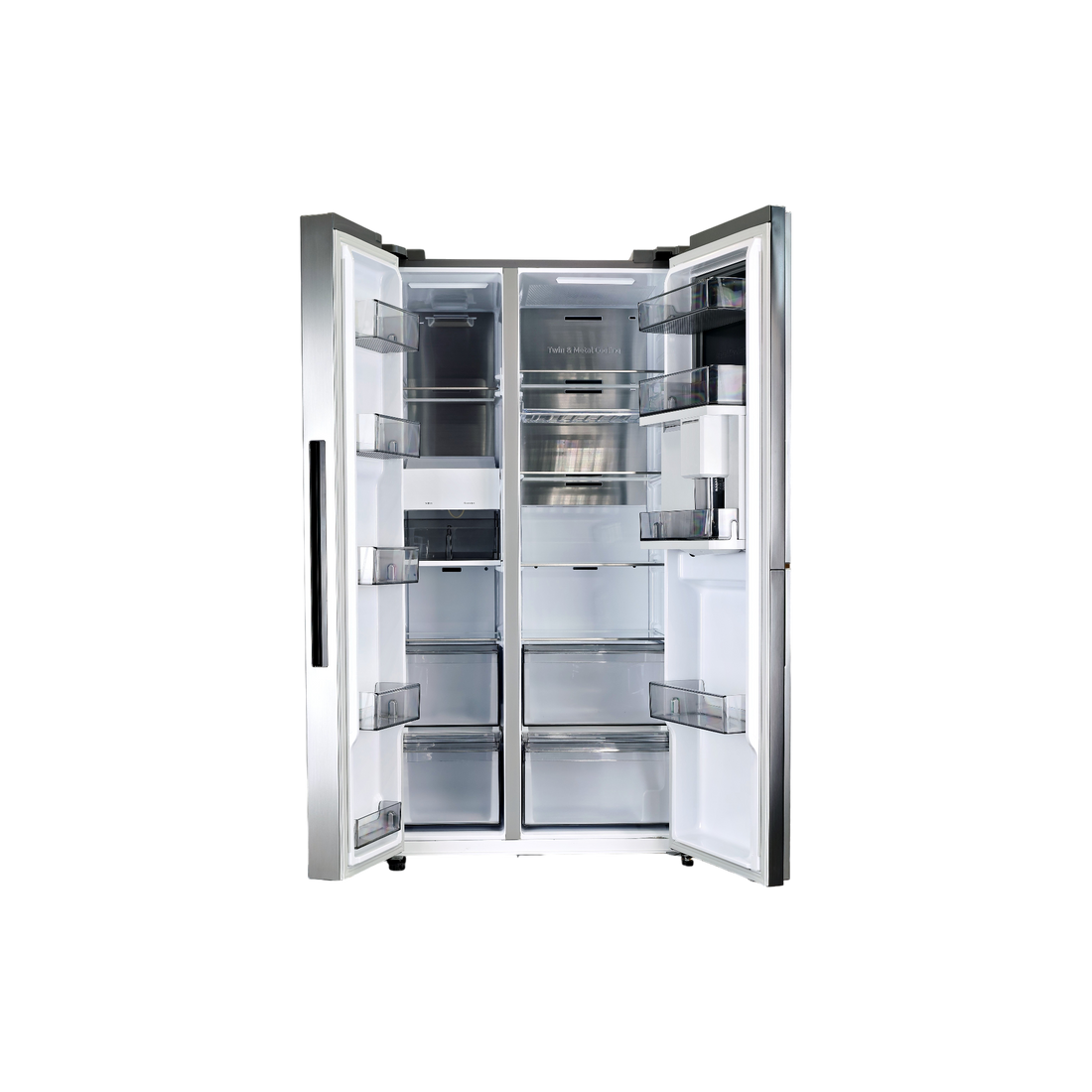 Réfrigérateur Américain 645 L Reconditionné SAMSUNG RH69B8940S9 : vue de l'intérieur