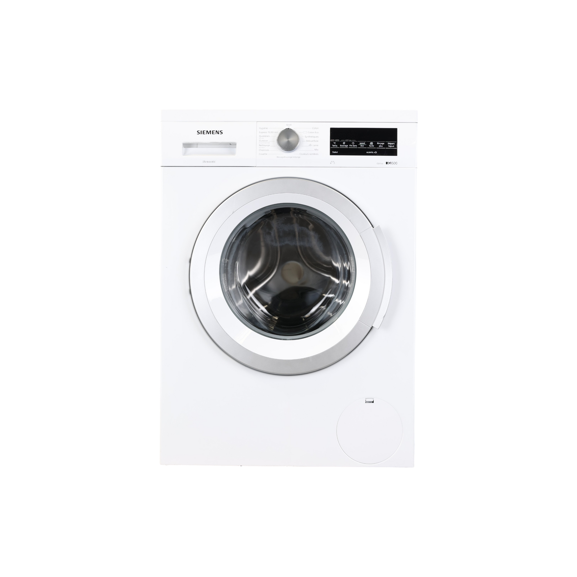 Lave-Linge Hublot 8 kg Reconditionné SIEMENS WU14Q408FF : vue de face
