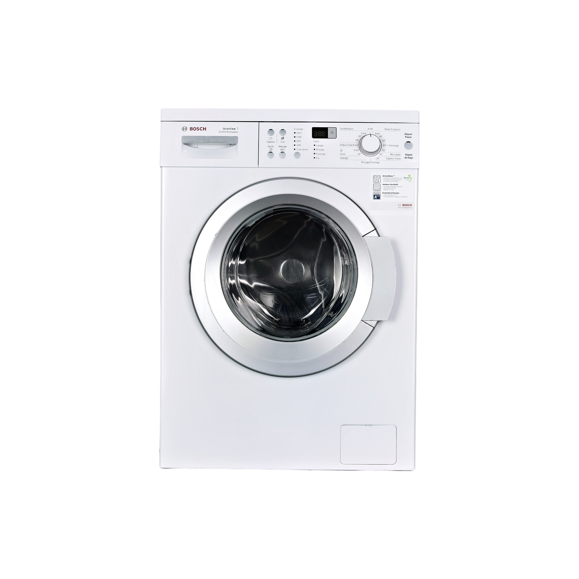 Lave-Linge Hublot 7 kg Reconditionné BOSCH WAQ28360FF : vue de face