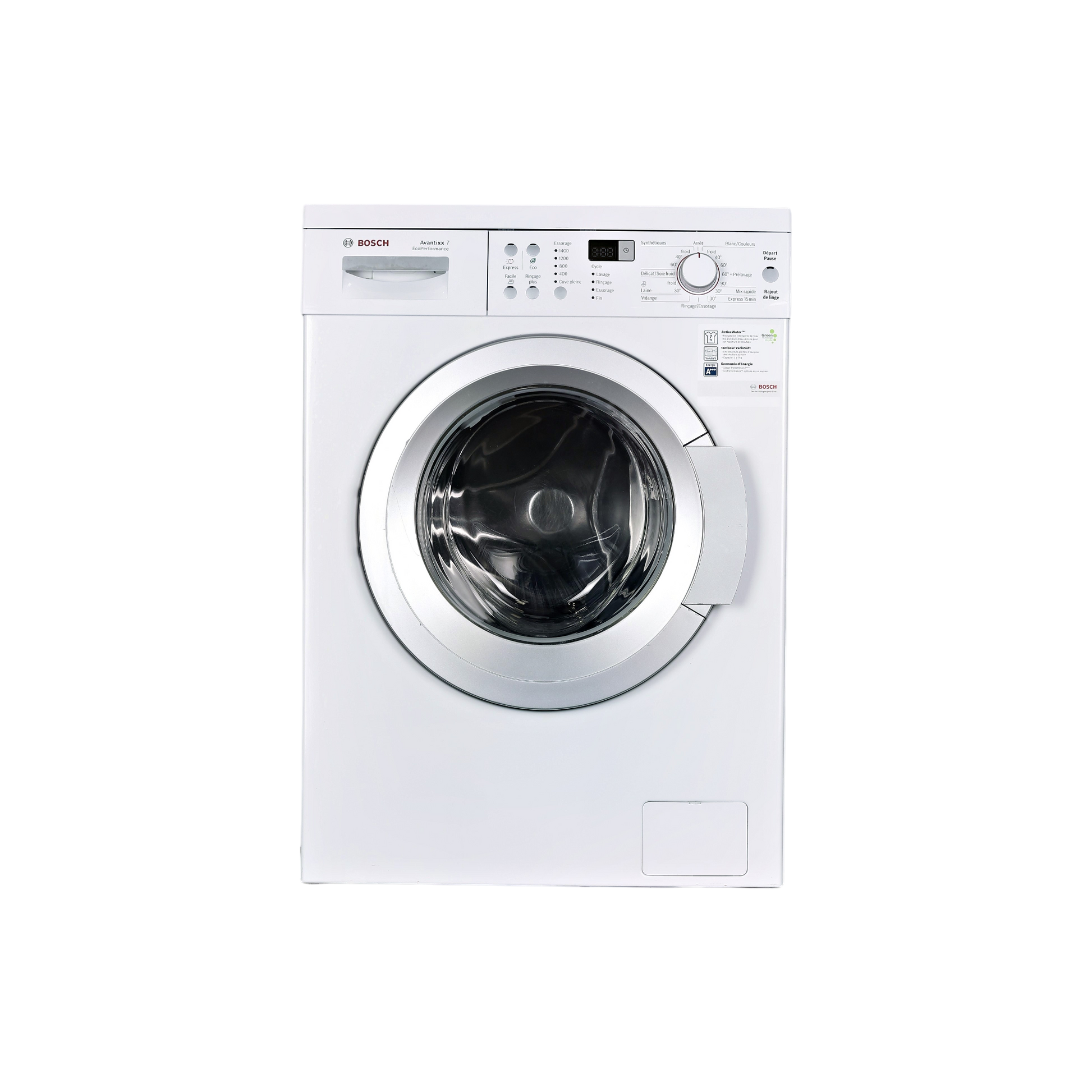 Lave-Linge Hublot 7 kg Reconditionné BOSCH WAQ28360FF : vue de face