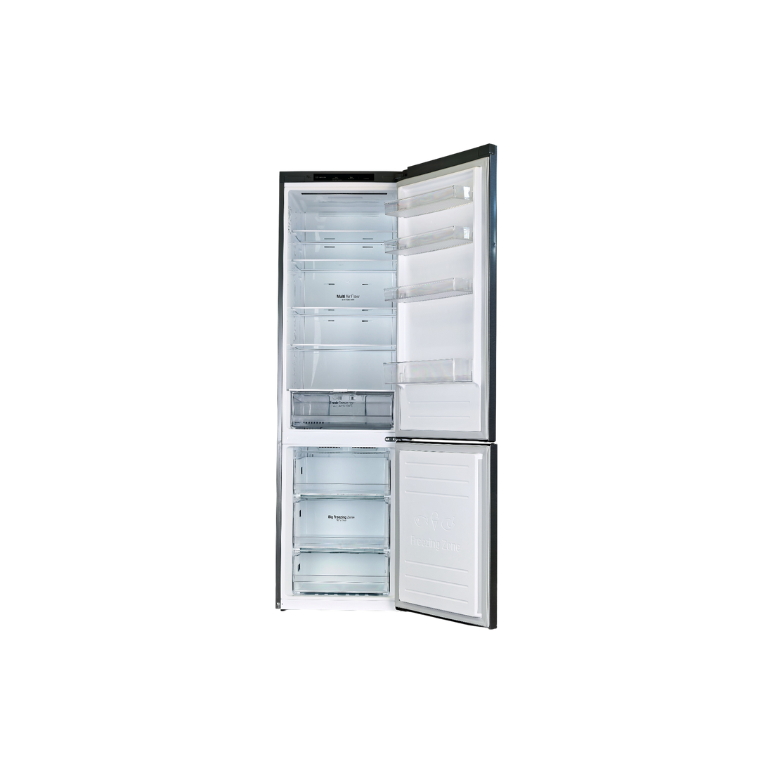 Réfrigérateur Avec Congélateur 384 L Reconditionné LG GBP62DSSFR : vue de l'intérieur