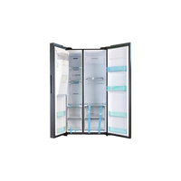 Réfrigérateur Américain 601 L Reconditionné HAIER HSW59F18EIPT : vue de l'intérieur