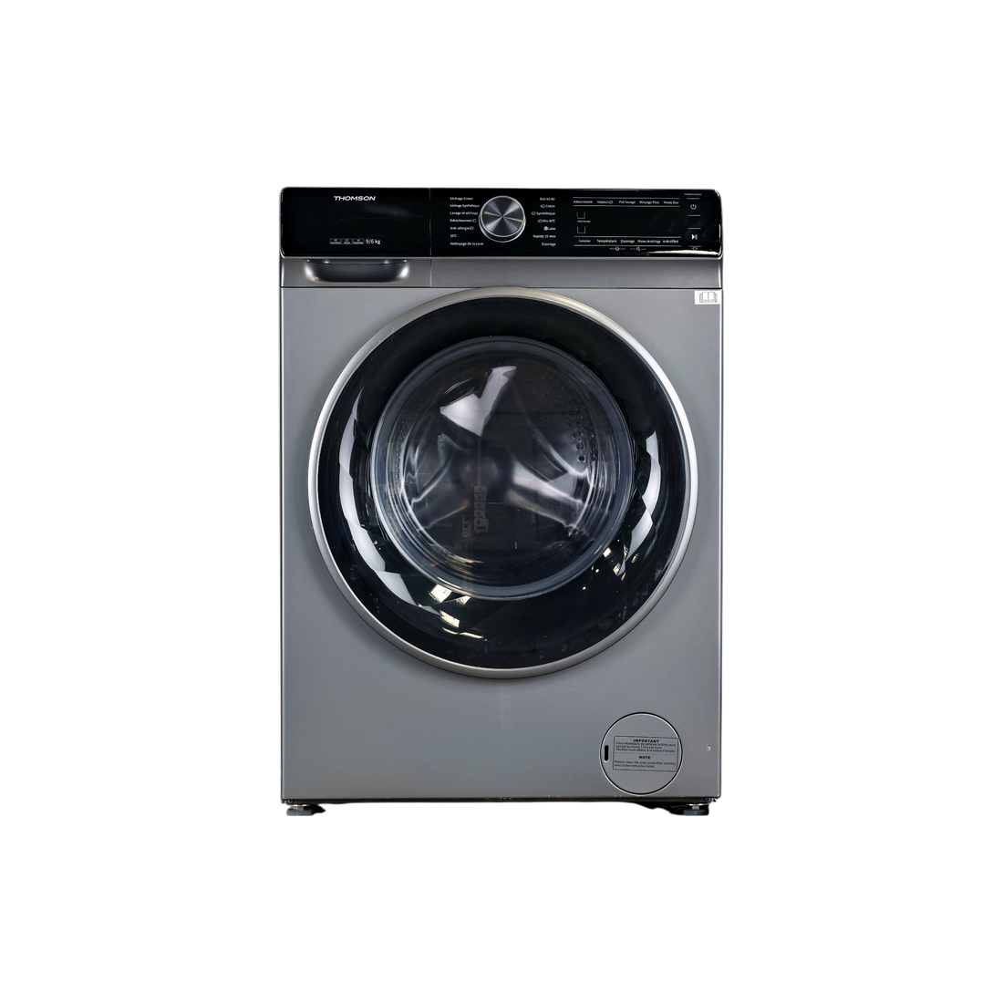 Lave-Linge Sechant 9 kg Reconditionné THOMSON THWD96140DGAD : vue de face