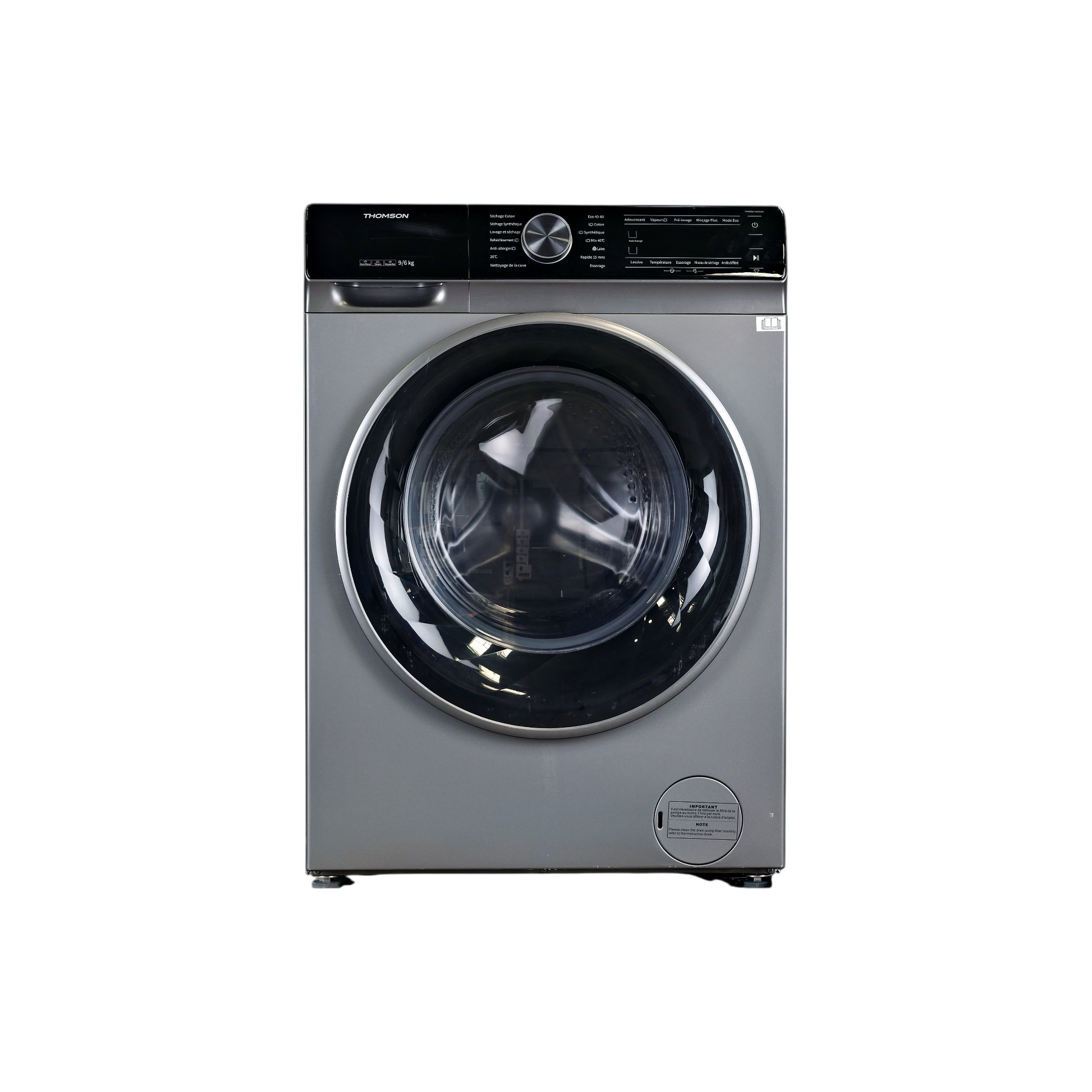 Lave-Linge Sechant 9 kg Reconditionné THOMSON THWD96140DGAD : vue de face