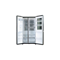 Réfrigérateur Américain 635 L Reconditionné LG GSXV90MCAE : vue de l'intérieur