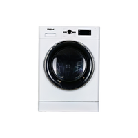 Lave-Linge Sechant 9 kg Reconditionné WHIRLPOOL FWDG97168BXFR : vue de face