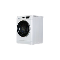Lave-Linge Sechant 9 kg Reconditionné WHIRLPOOL FWDG97168BXFR : vue du côté gauche