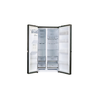 Réfrigérateur Américain 635 L Reconditionné LG GSLV80DSLF : vue de l'intérieur