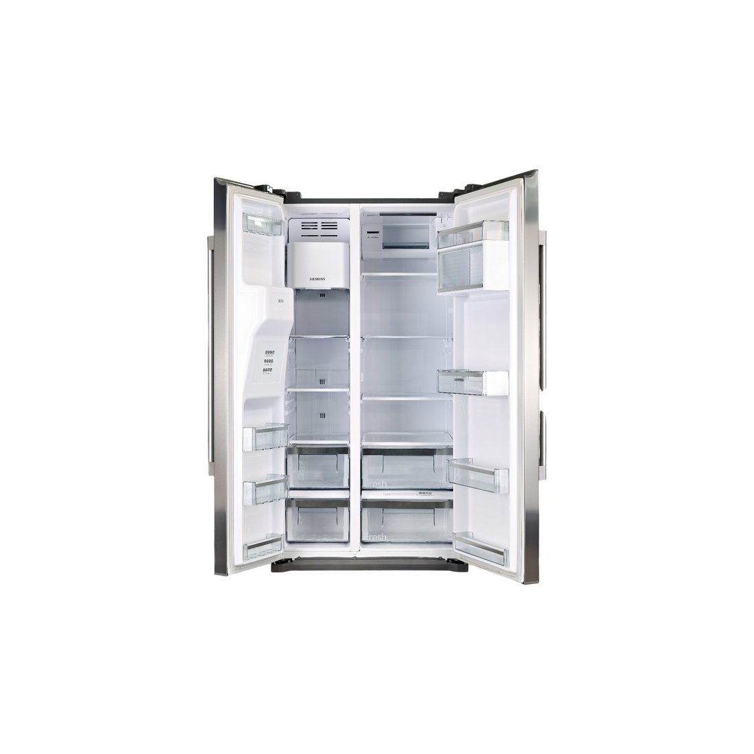 Réfrigérateur Américain 533 L Reconditionné SIEMENS KA90DVI20 : vue de l'intérieur