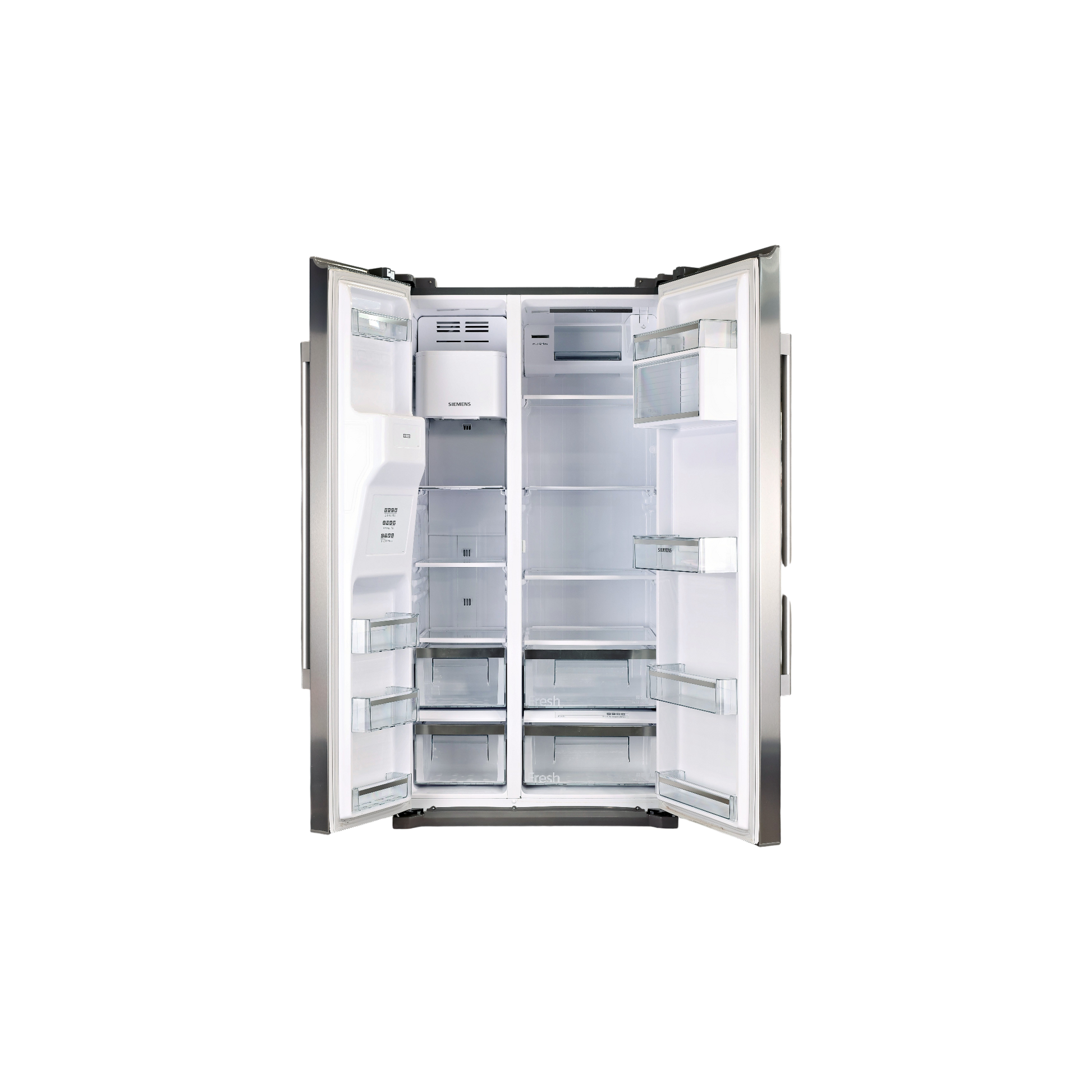 Réfrigérateur Américain 533 L Reconditionné SIEMENS KA90DVI20 : vue de l'intérieur