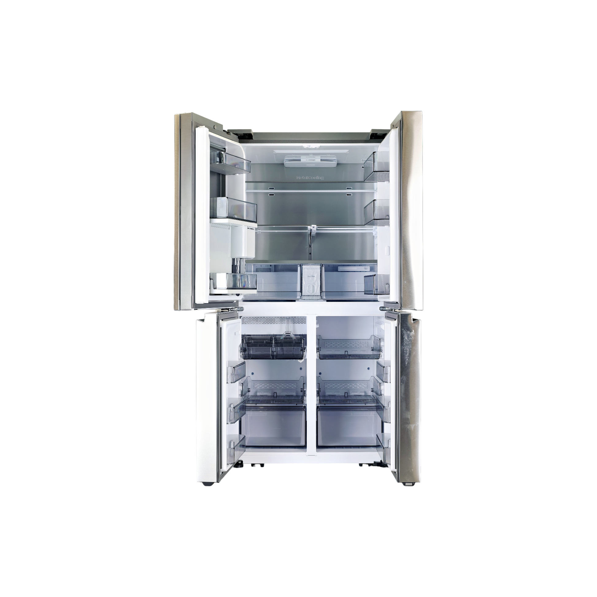 Réfrigérateur Multi-Portes 646 L Reconditionné SAMSUNG RF65DG960ESR : vue de l'intérieur