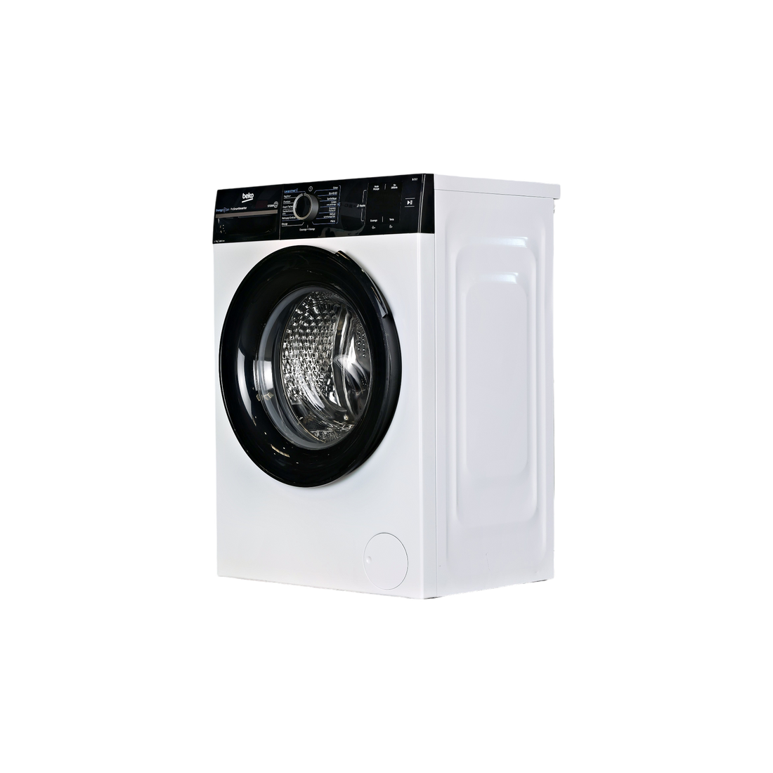 Lave-Linge Hublot 8 kg Reconditionné BEKO BM34WFU48411 : vue du côté gauche