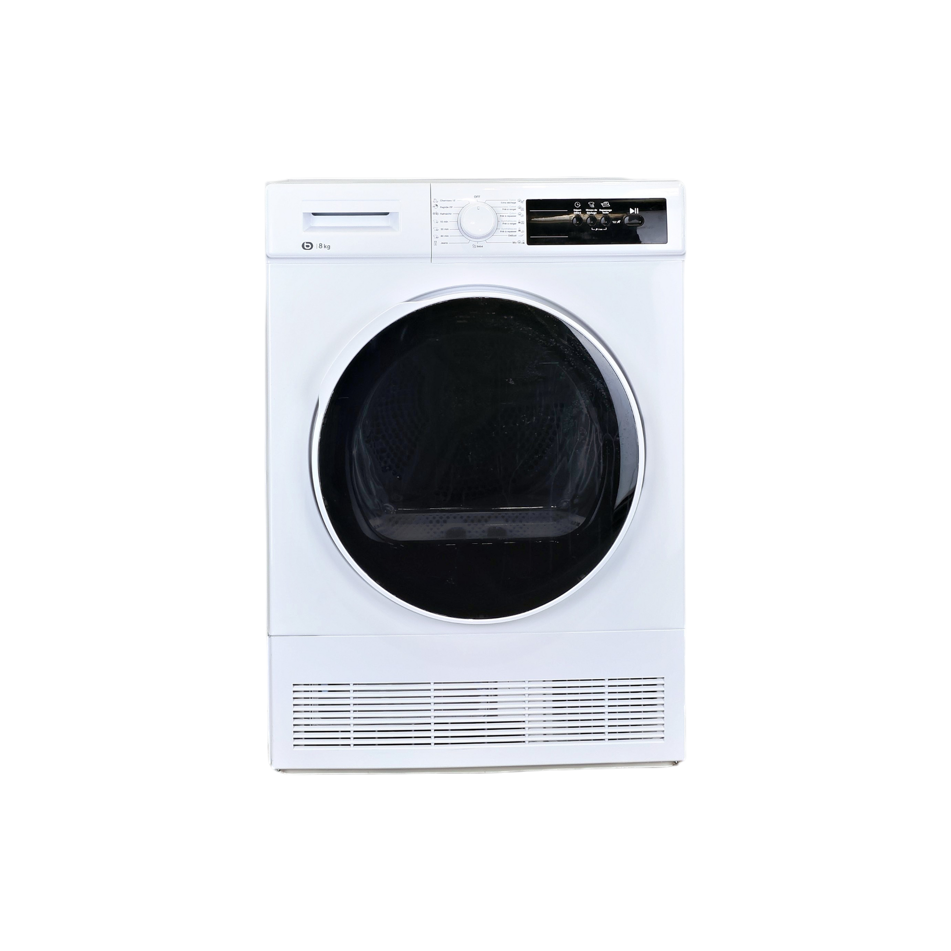 Seche-Linge Condensation 8 kg Reconditionné ESSENTIEL B ESLC8-6B : vue de face