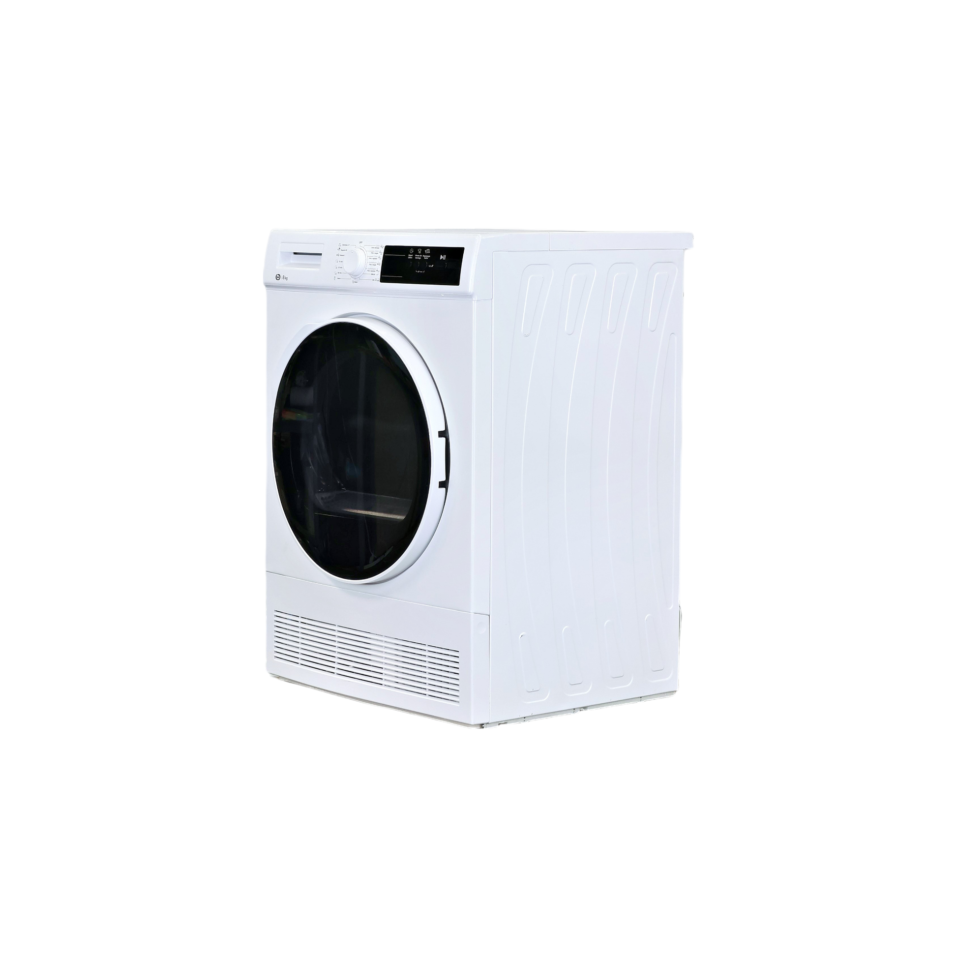 Seche-Linge Condensation 8 kg Reconditionné ESSENTIEL B ESLC8-6B : vue du côté gauche