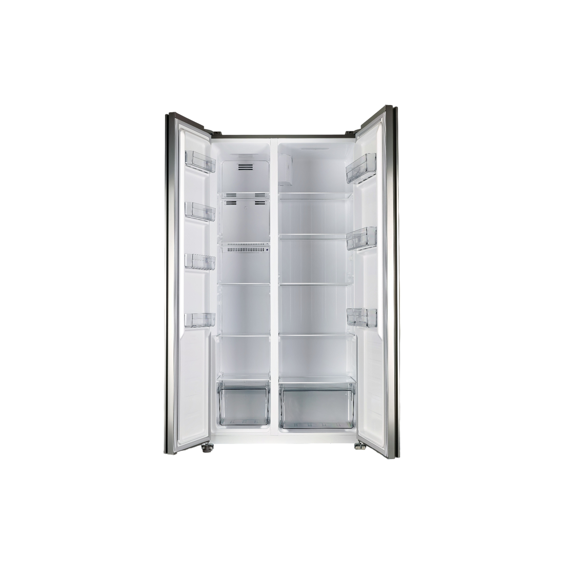 Réfrigérateur Américain 442 L Reconditionné ESSENTIEL B ERAVE180-90V3 : vue de l'intérieur