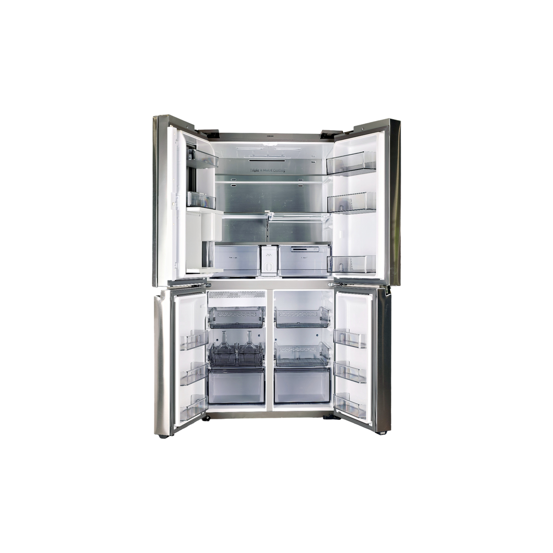 Réfrigérateur Multi-Portes 647 L Reconditionné SAMSUNG RF65A967FSR : vue de l'intérieur