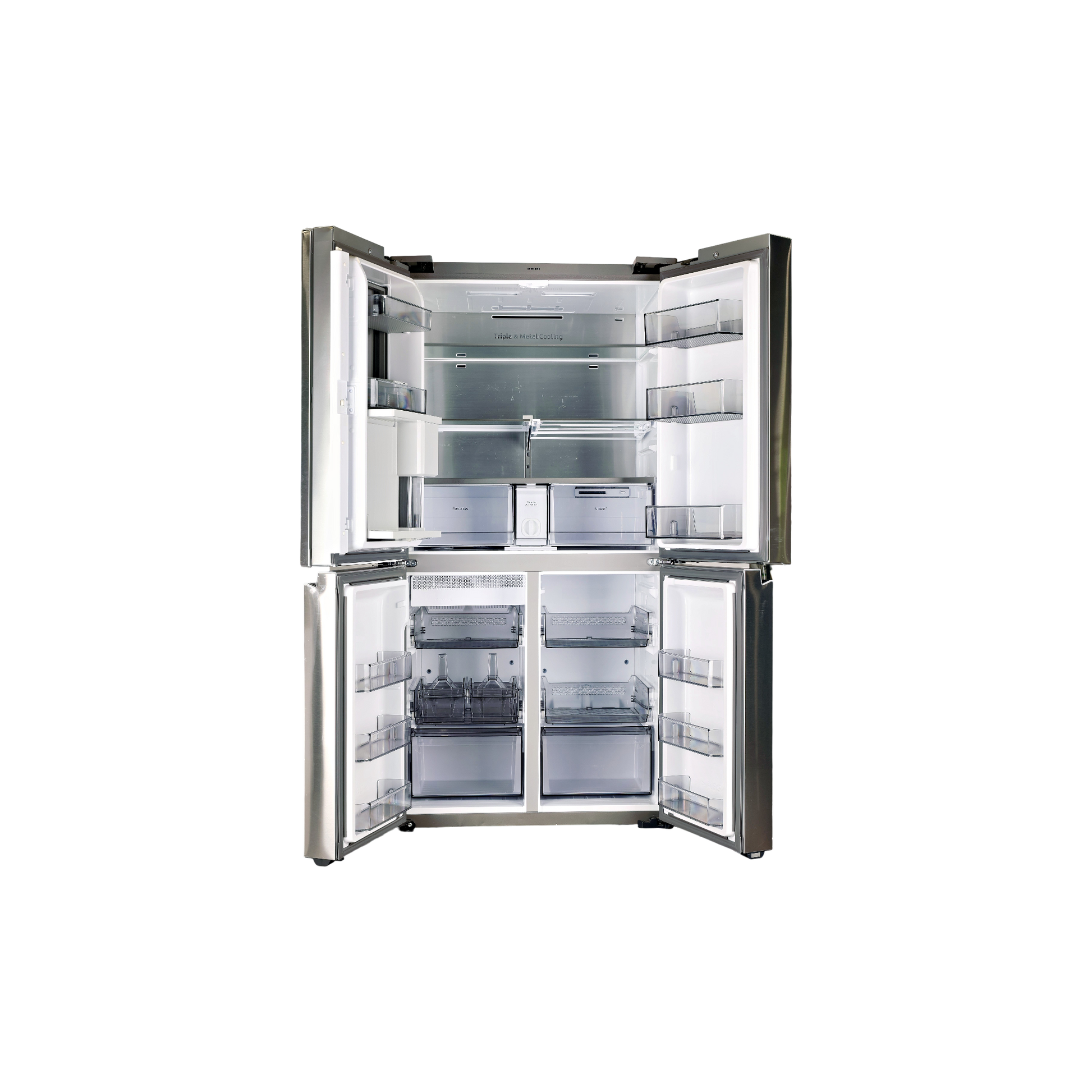 Réfrigérateur Multi-Portes 647 L Reconditionné SAMSUNG RF65A967FSR : vue de l'intérieur
