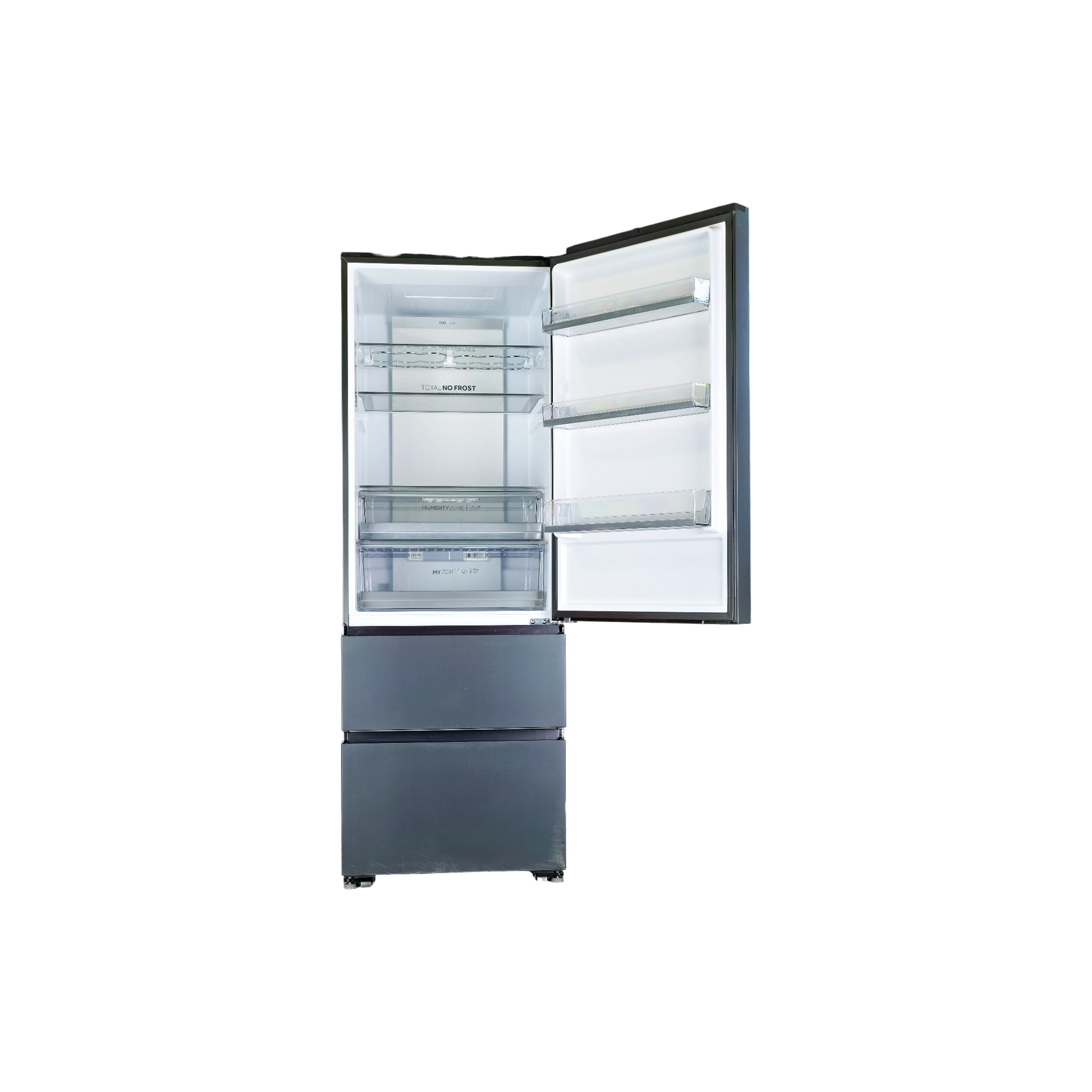 Réfrigérateur Multi-Portes 483 L Reconditionné HAIER HTW7720ENMB : vue de l'intérieur