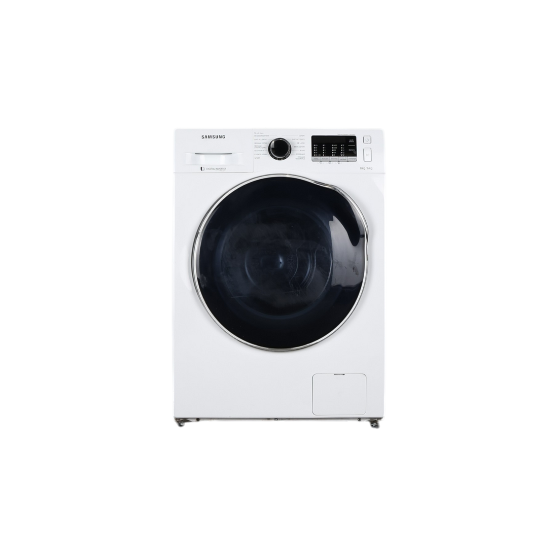 Lave-Linge Sechant 8 kg Reconditionné SAMSUNG WD80J5430AW : vue de face