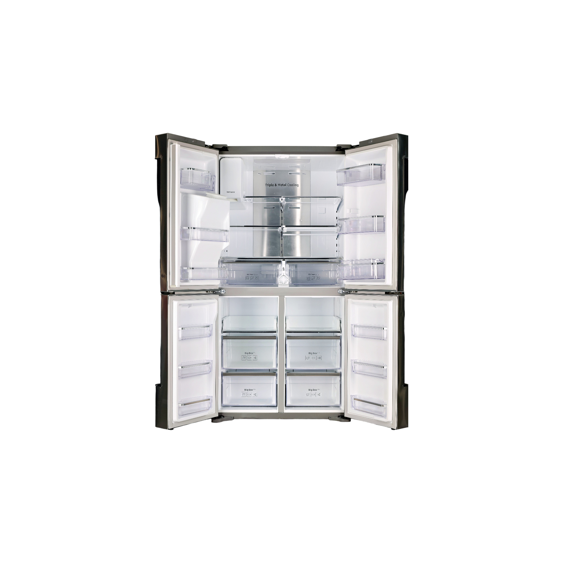 Réfrigérateur Multi-Portes 564 L Reconditionné SAMSUNG RF56J9040SR : vue de l'intérieur