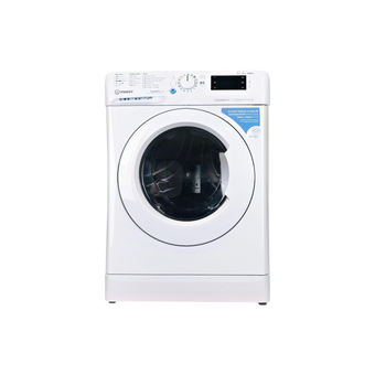 Lave-Linge Sechant 8 kg Reconditionné INDESIT BDE86435WVFR : vue de face