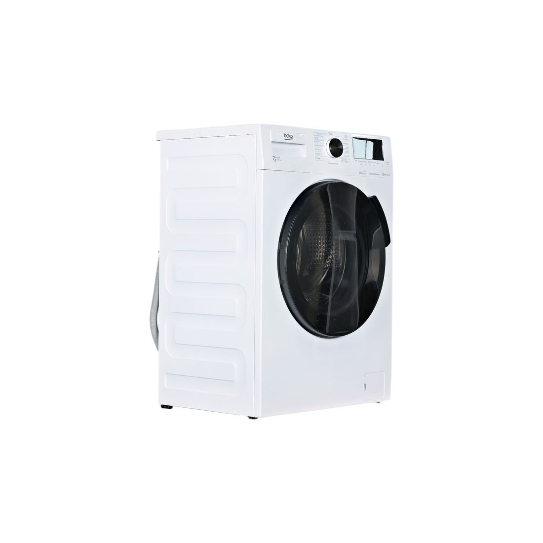 Lave-Linge Sechant 7 kg Reconditionné BEKO HTE7614YBST : vue du côté droit