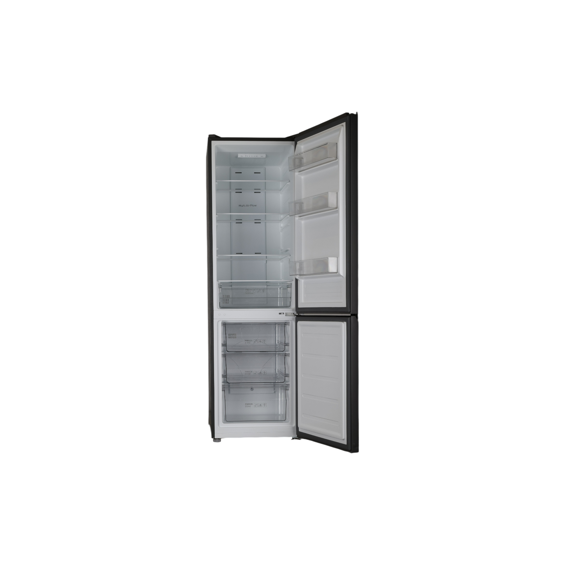 Réfrigérateur Avec Congélateur 282 L Reconditionné TCL RF282BSE0 : vue de l'intérieur