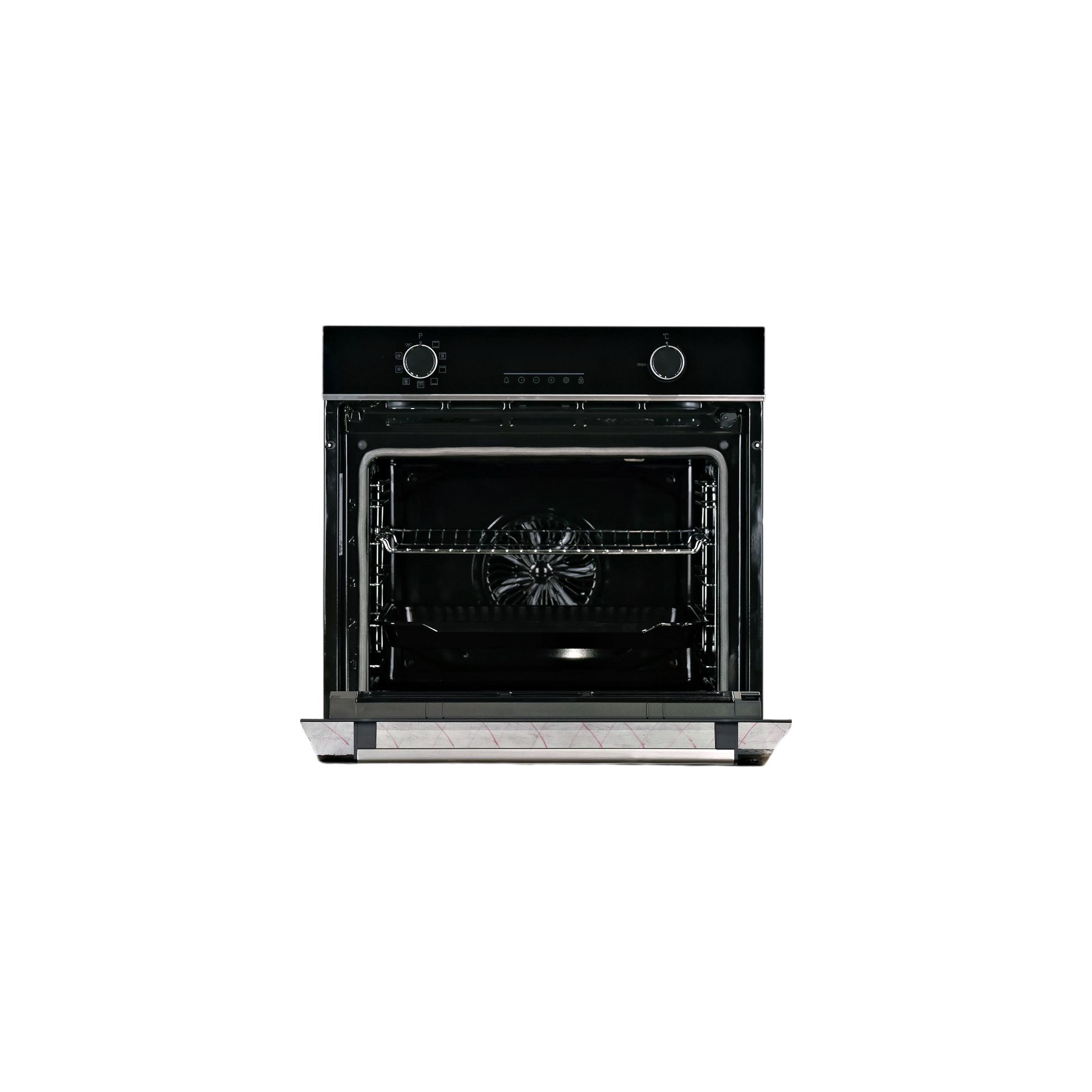 Four Chaleur Tournante 72 L Reconditionné BEKO BBIM18301XFPE-1 : vue de l'intérieur