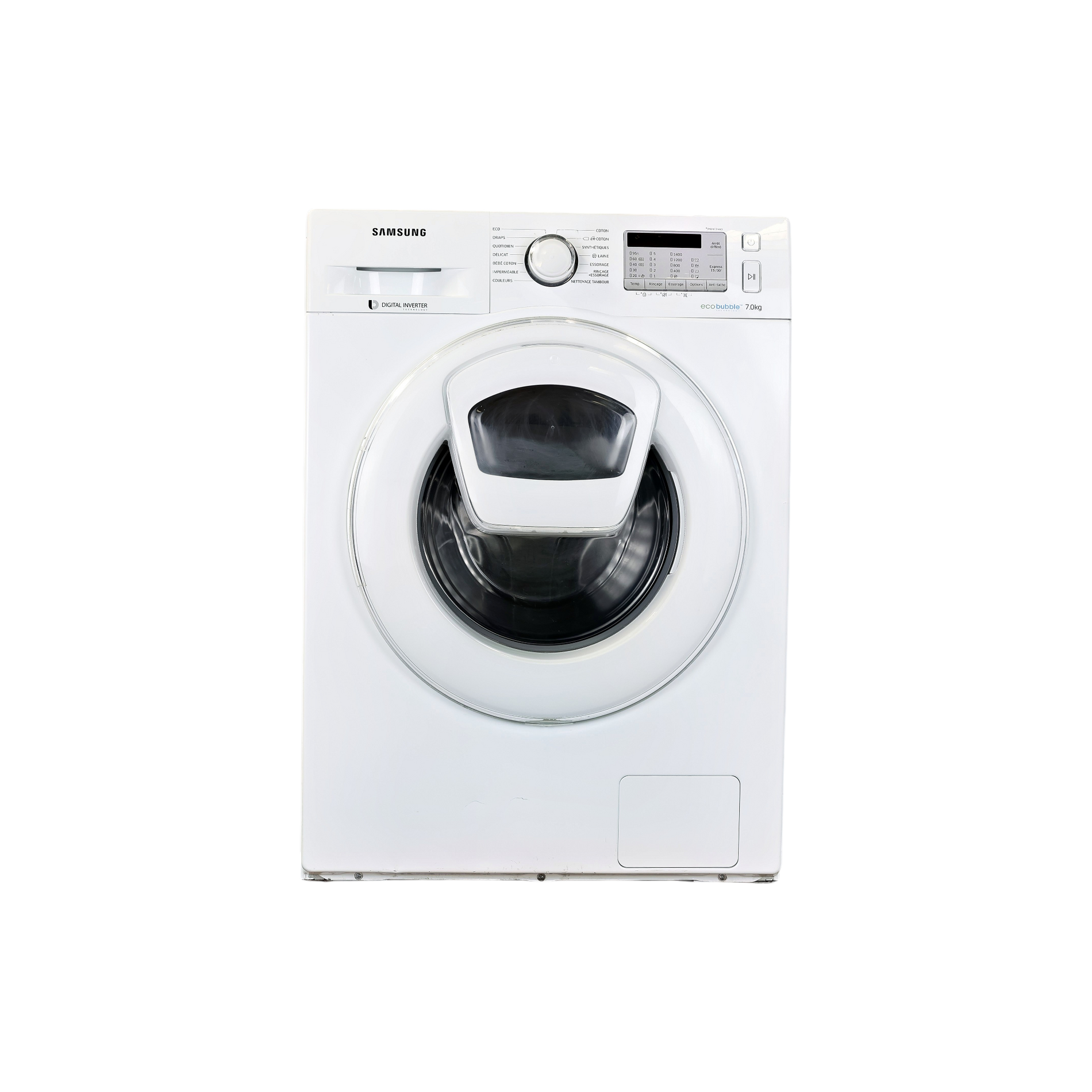 Lave-Linge Hublot 7 kg Reconditionné SAMSUNG WW70K5413WW : vue de face