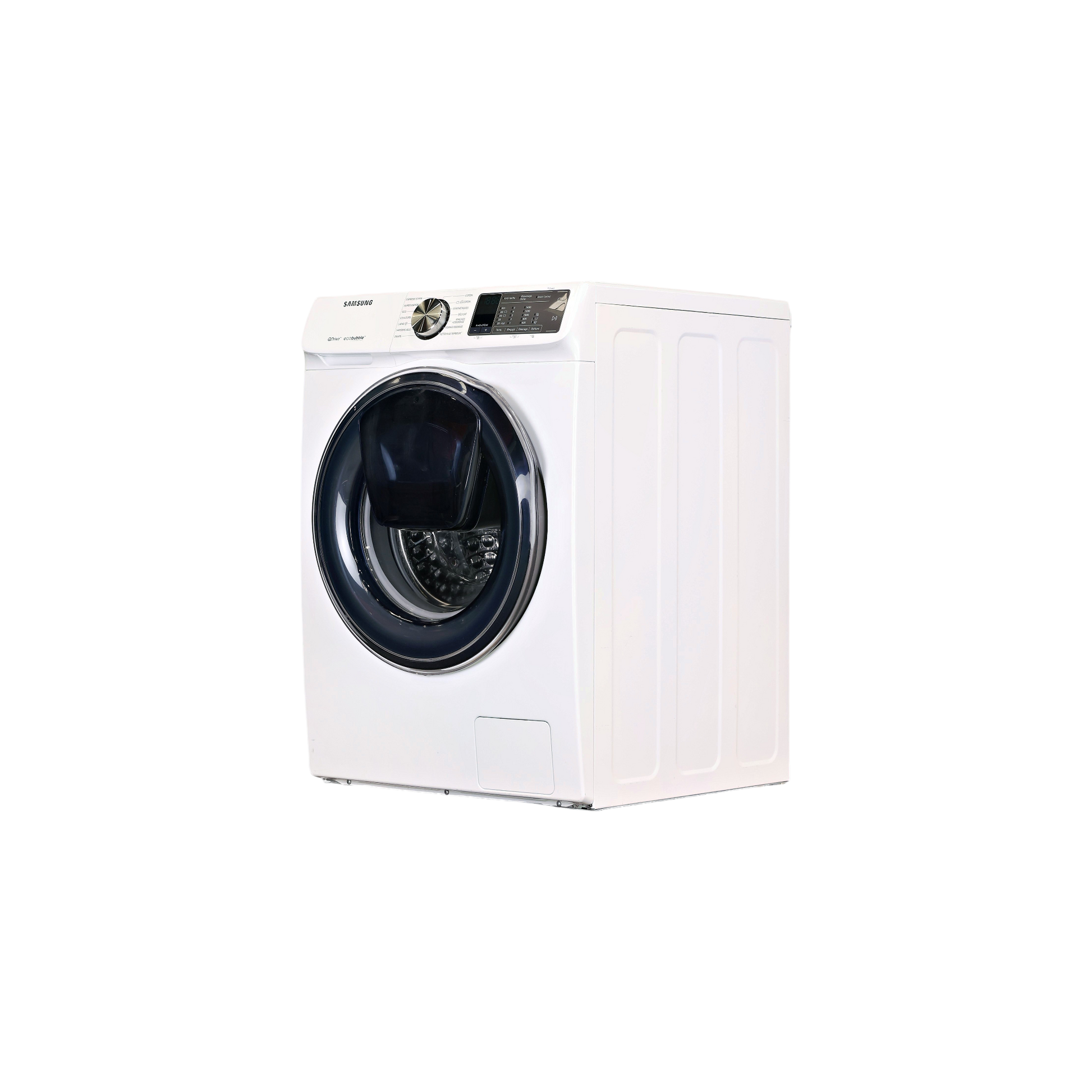 Lave-Linge Hublot 9 kg Reconditionné SAMSUNG WW90M645OPW : vue du côté gauche