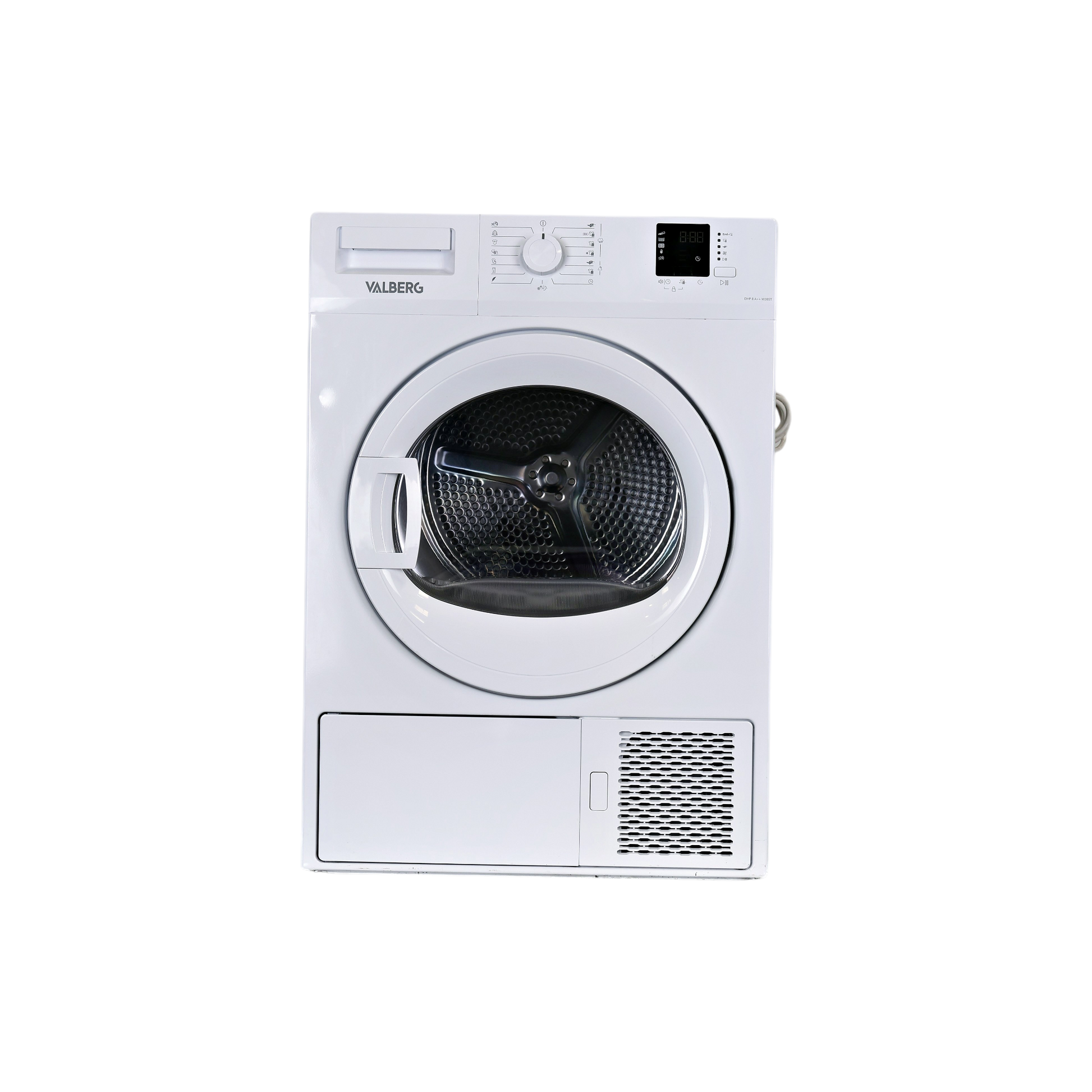 Seche-Linge Pompe À Chaleur 8 kg Reconditionné VALBERG DHP 8 A++ W205T : vue de face