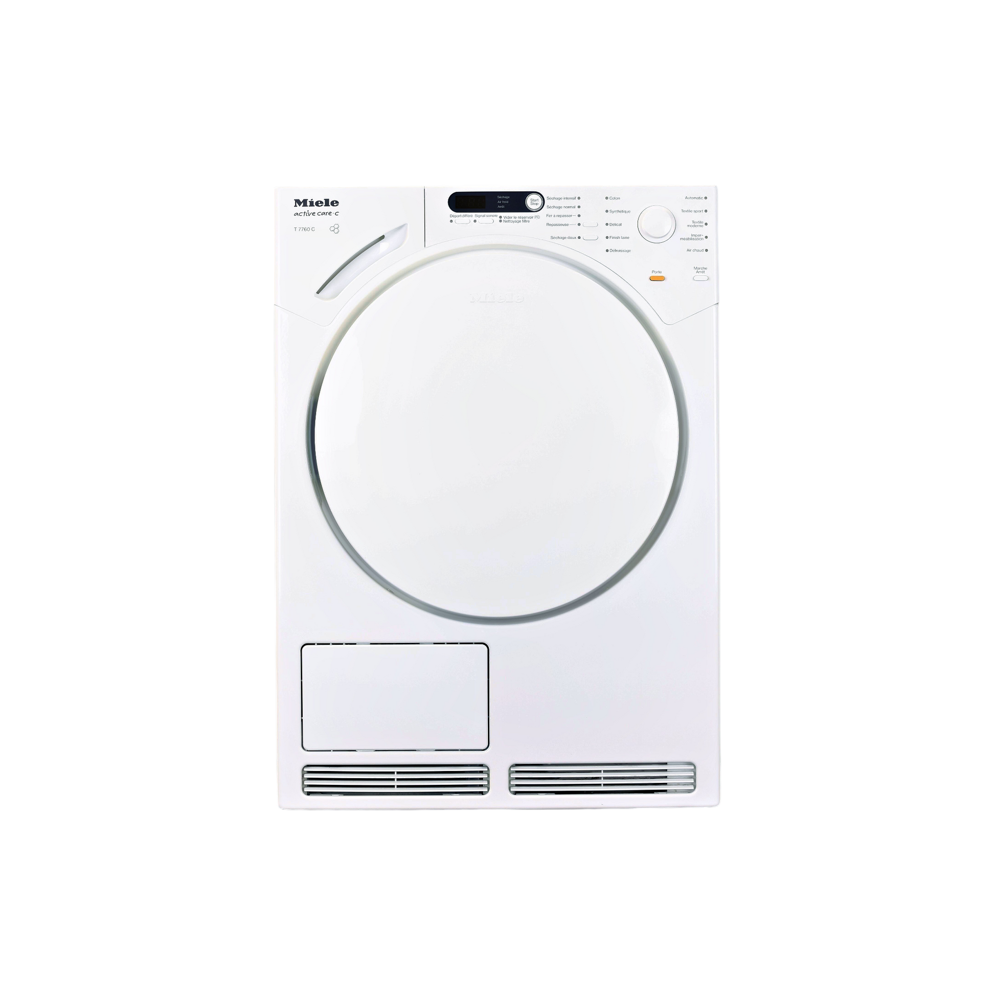 Seche-Linge Condensation 6 kg Reconditionné MIELE T7760C : vue de face