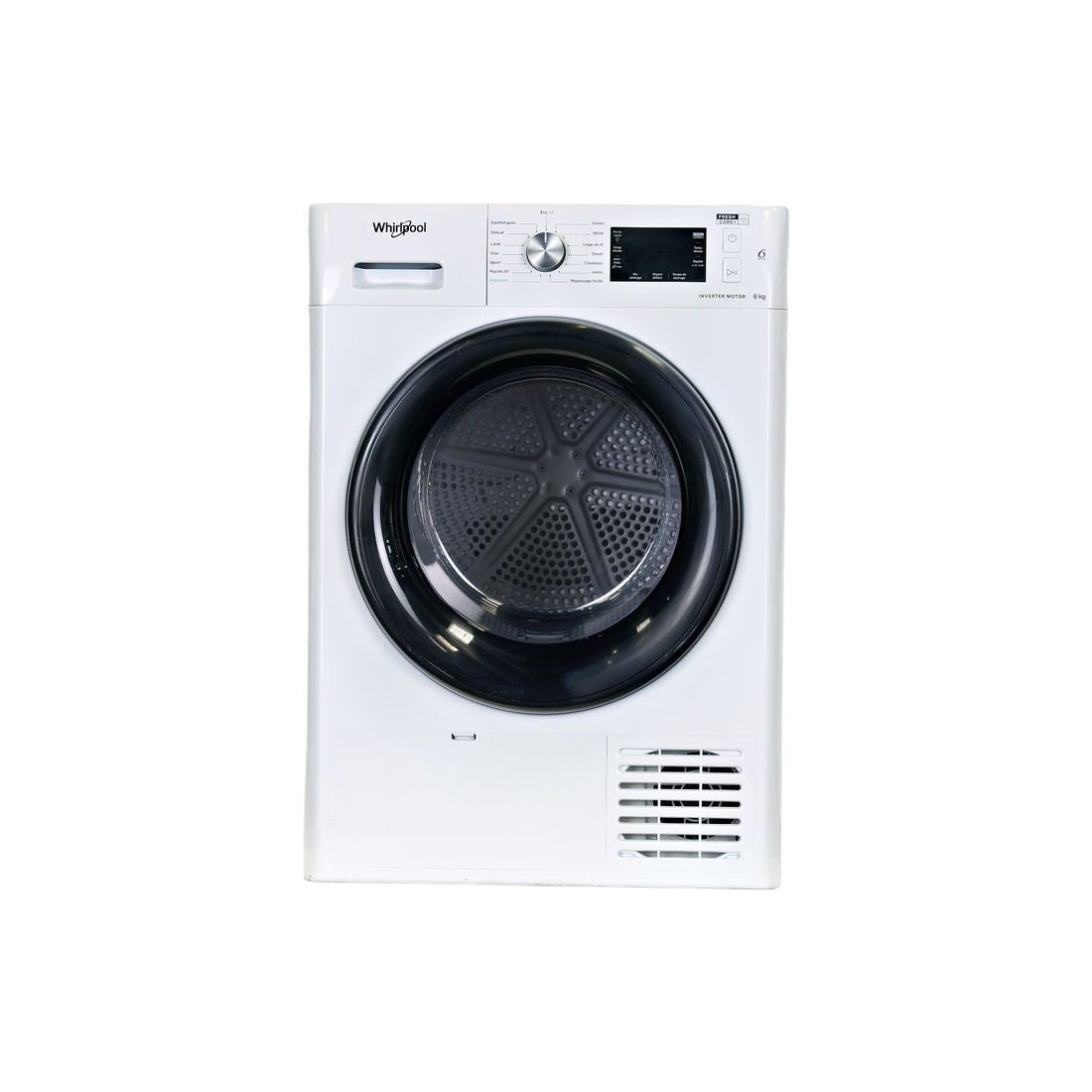 Seche-Linge Pompe À Chaleur 8 kg Reconditionné WHIRLPOOL FFTNM228X3BFR : vue de face
