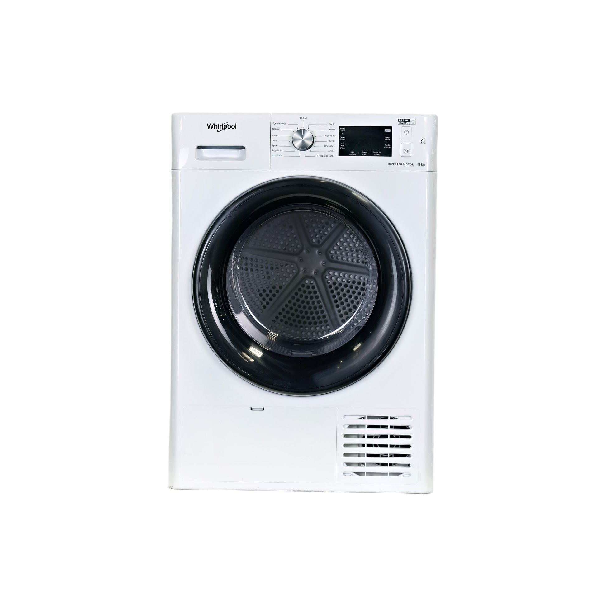 Seche-Linge Pompe À Chaleur 8 kg Reconditionné WHIRLPOOL FFTNM228X3BFR : vue de face