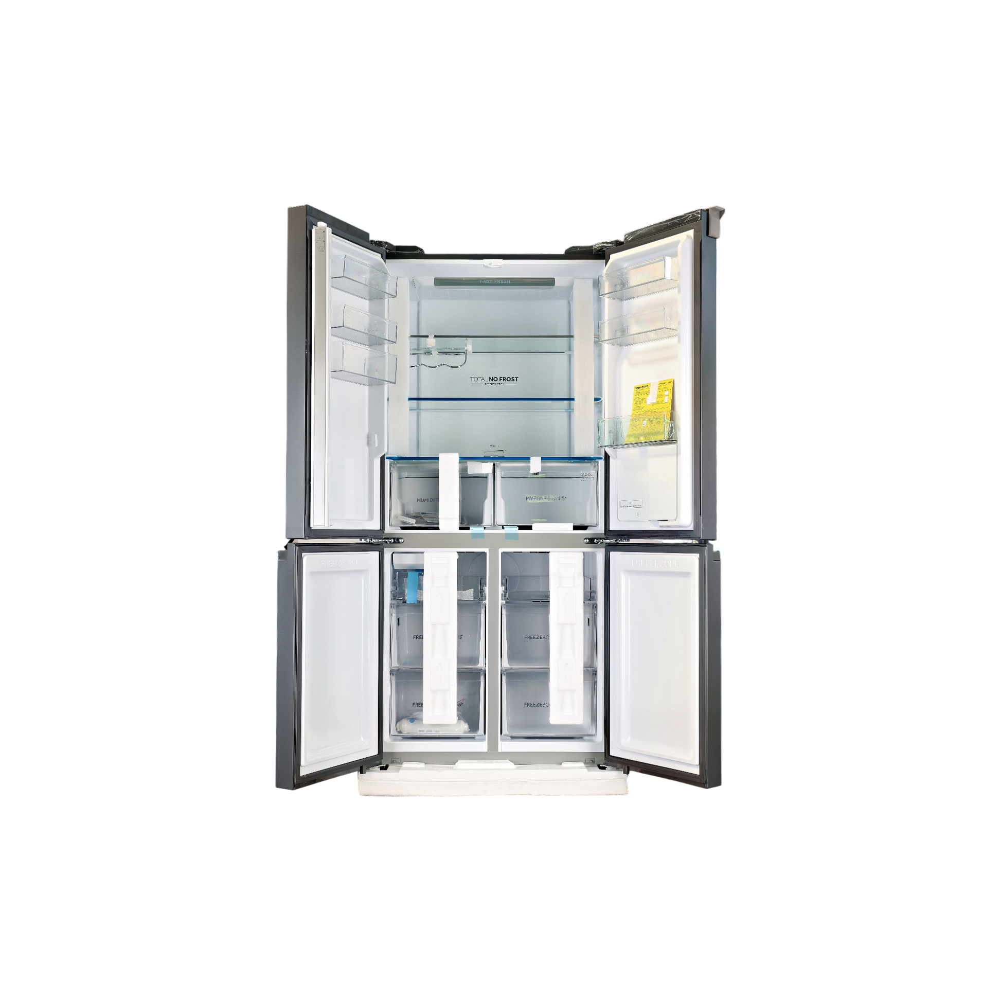 Réfrigérateur Multi-Portes 525 L Reconditionné HAIER HCR5919EHMB : vue de l'intérieur