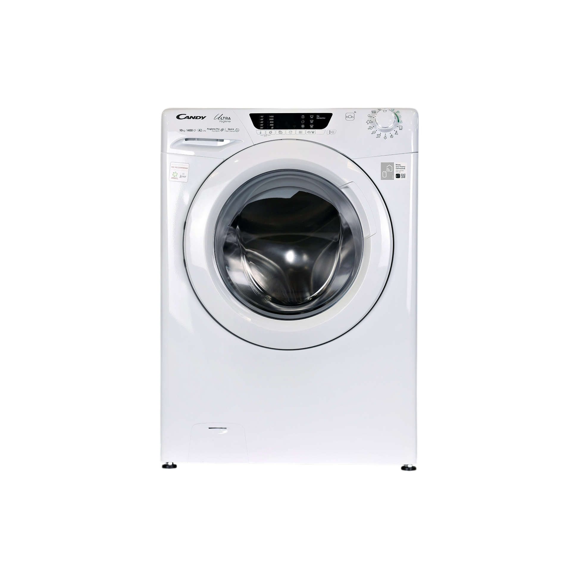 Lave-Linge Hublot 10 kg Reconditionné CANDY HES14104TWM6/1-S : vue de face