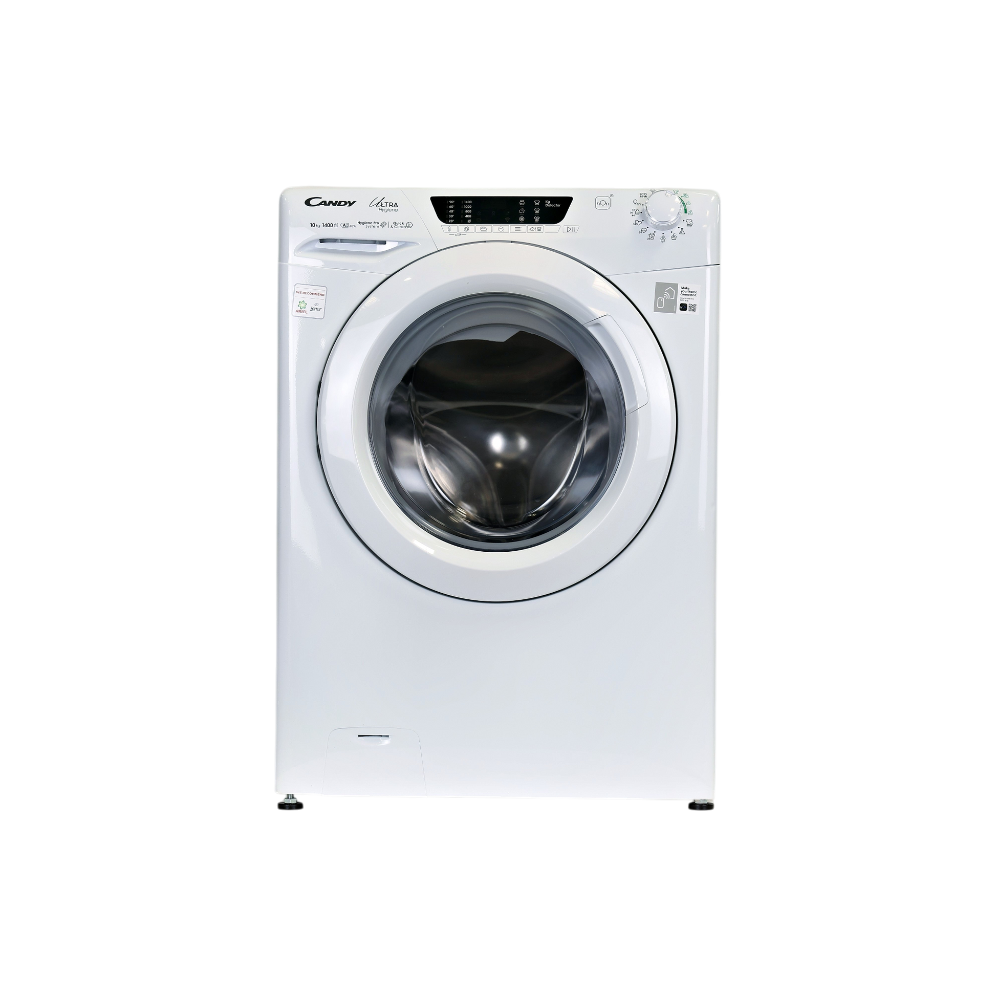 Lave-Linge Hublot 10 kg Reconditionné CANDY HES14104TWM6/1-S : vue de face
