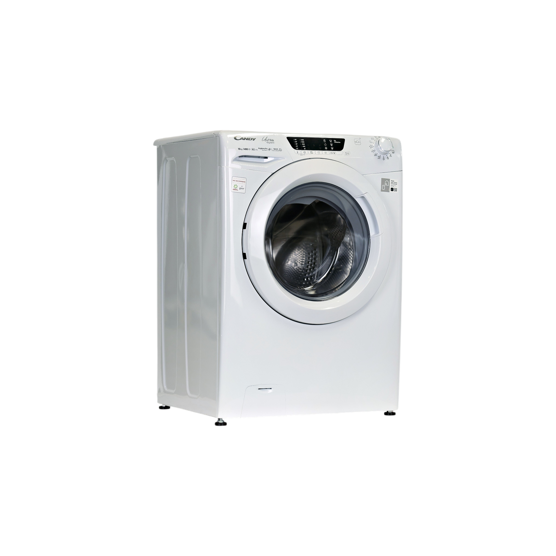 Lave-Linge Hublot 10 kg Reconditionné CANDY HES14104TWM6/1-S : vue du côté droit