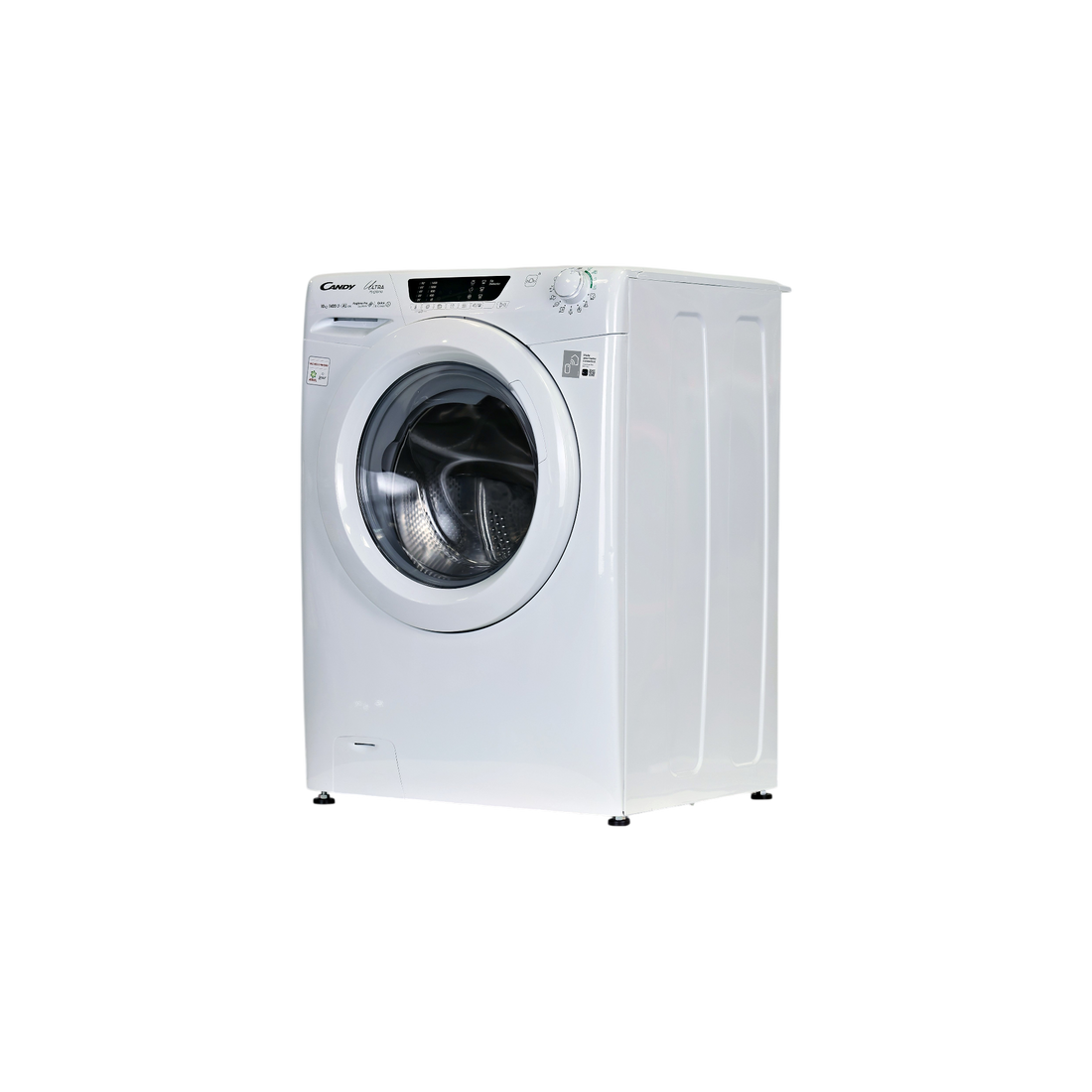 Lave-Linge Hublot 10 kg Reconditionné CANDY HES14104TWM6/1-S : vue du côté gauche