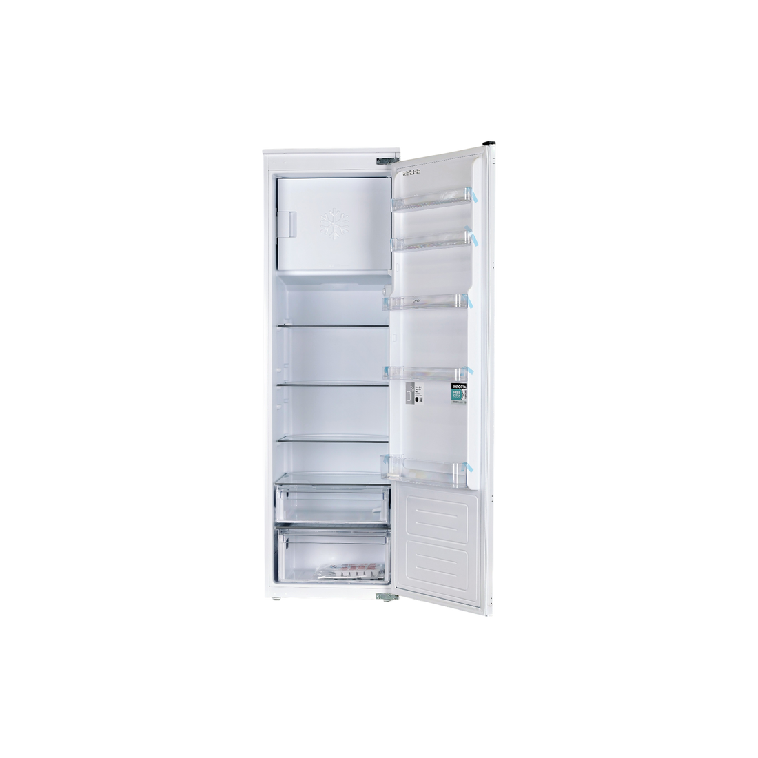 Réfrigérateur Encastrable 286 L Reconditionné CANDY CM4S518EW : vue de l'intérieur