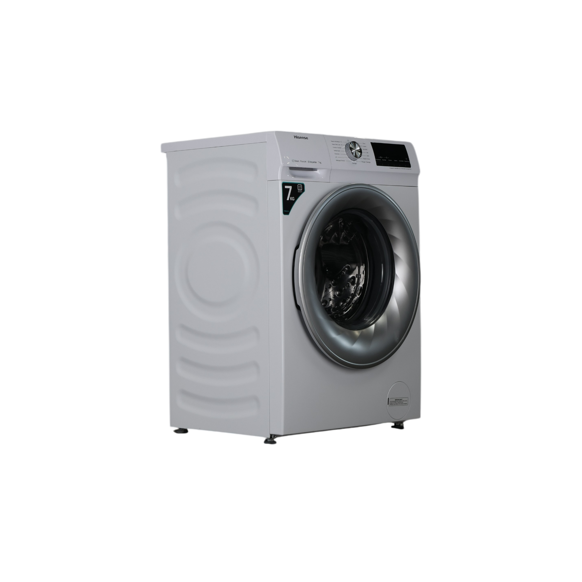 Lave-Linge Hublot 7 kg Reconditionné HISENSE WFQY7014EVJM : vue du côté droit